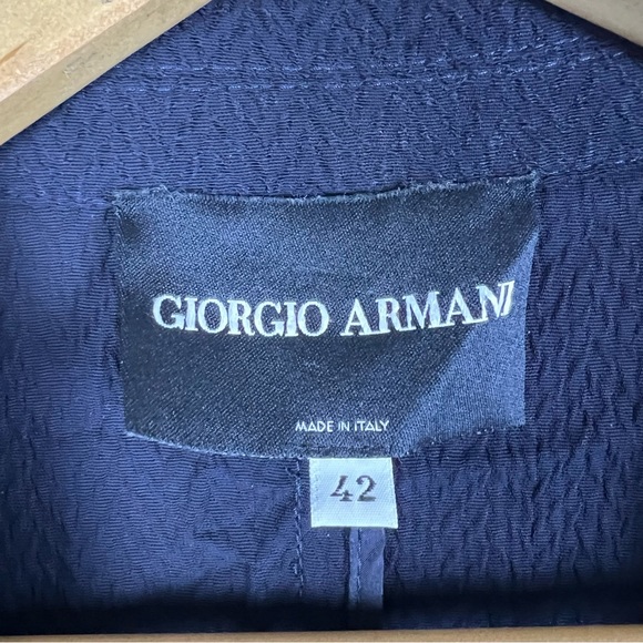 Giorgio Armani Borgo 21 Italy Blazer Jacket Size 42 - Picture 3 of 7